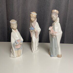 LLadro Children As Wise Men Christmas Nativity Figurines (Set of Three) Retired